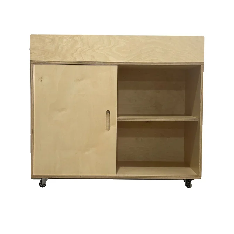 Removable tea cabinet storage cabinet birch ocean board kitchen living room dining side
