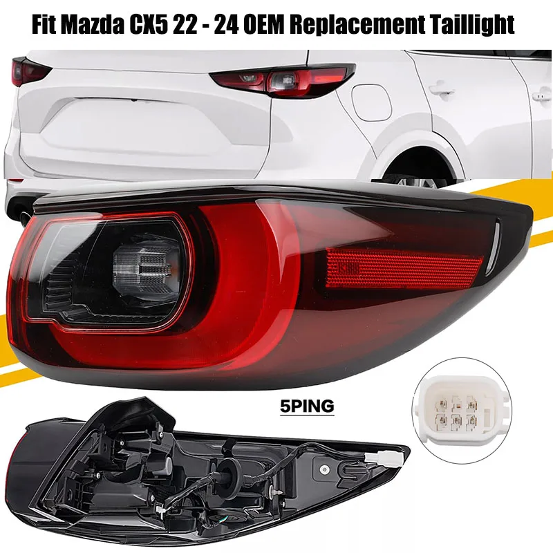 car-rear-tail-lamp-left-right-side-fit-mazda-cx5-22-23-24-oem-replacement-taillight