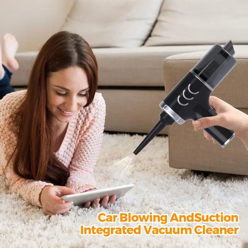 Mini Car Vacuum Cleaner Set For Car Multifunctional Use Portable Small Cordless Handheld Vacuum Cleaner With Powerful Suction