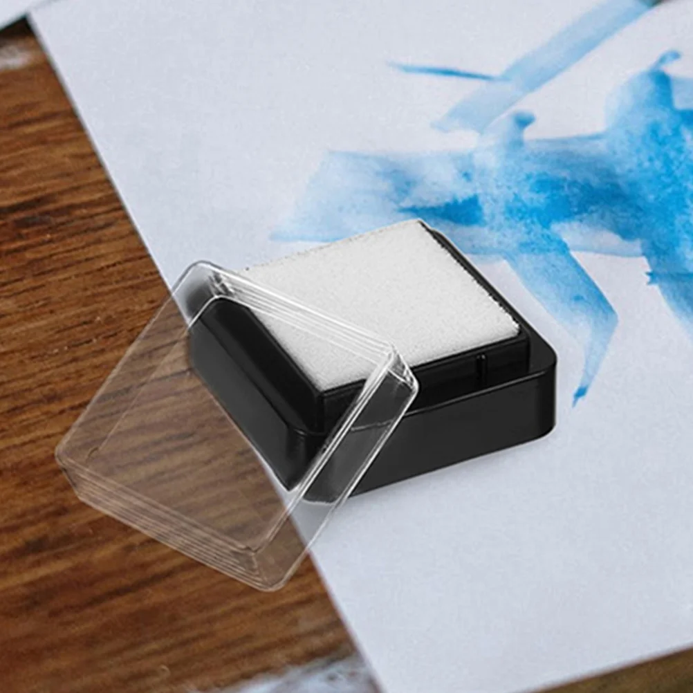 12Pcs Multi-Functional Blank Stamp Ink Pads for DIY Scrapbooking Office Fingerprint Washable Ink Pads Office Supply