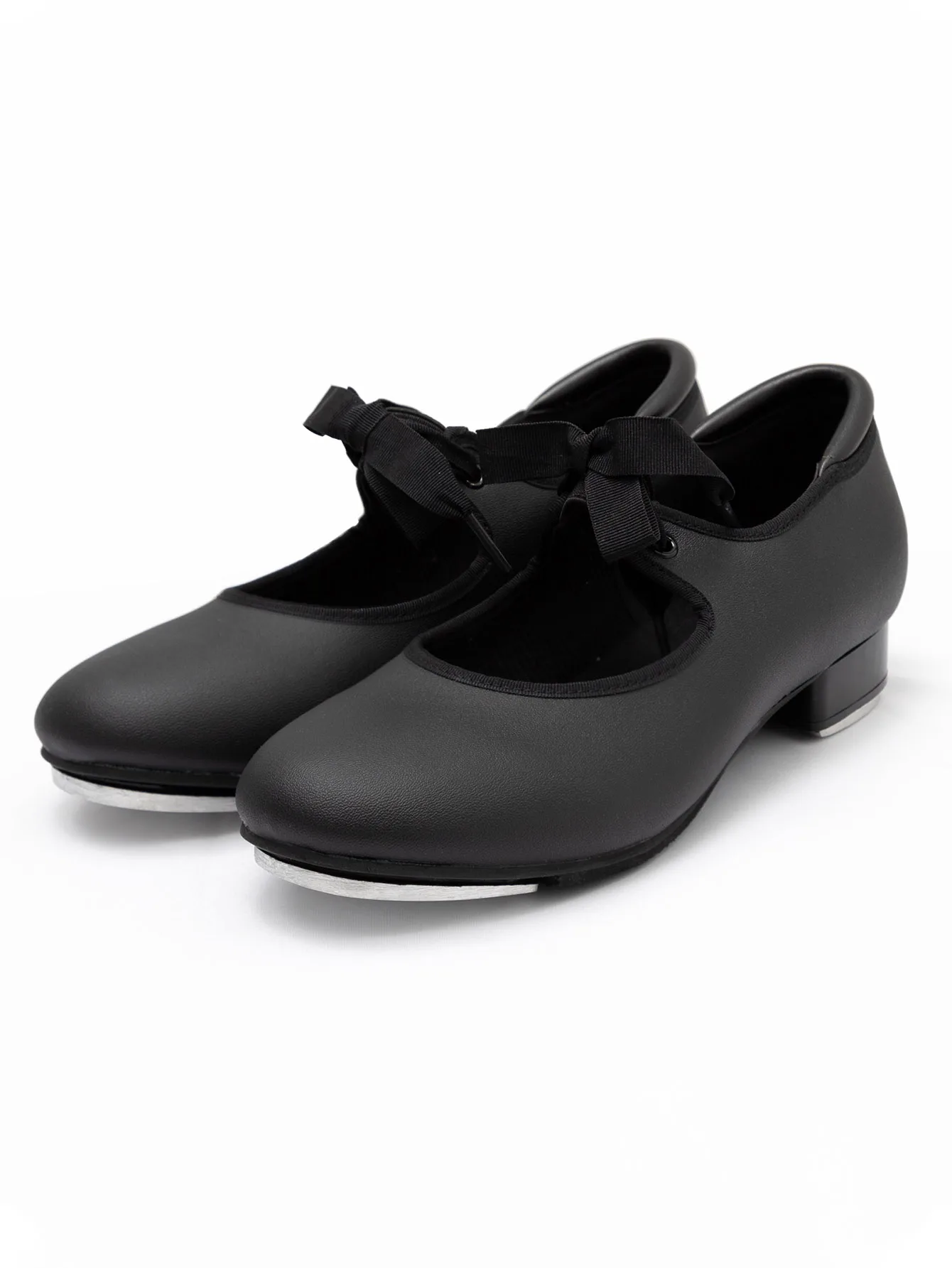 Unisex PU Leather/Patent Ribbon Tie Tap Shoe Dance Shoes for Women and Men's Dance Shoes