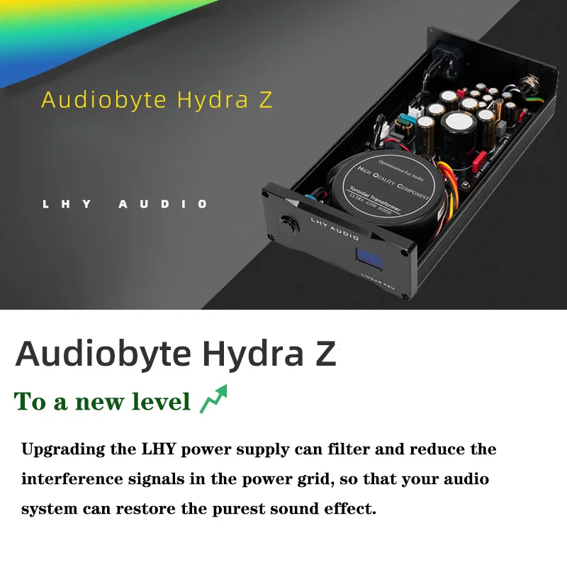 LHY AUDIO 50W Premium version DC linear power supply ZPM same level Audiobyte Hydra Z digital interface DC 5V