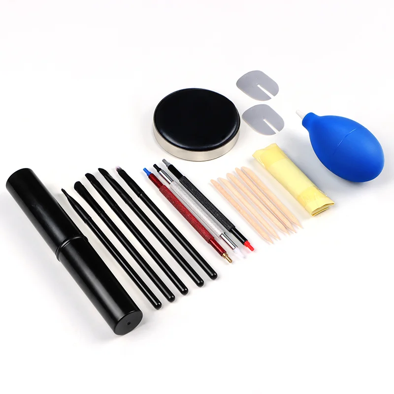 Cleaning Suit Watch Repair Tool Care Kit Wristwatch Parts Cleaner Brush Cushion Pad Watch Dust Air Blower Pump Watch Repair Kits