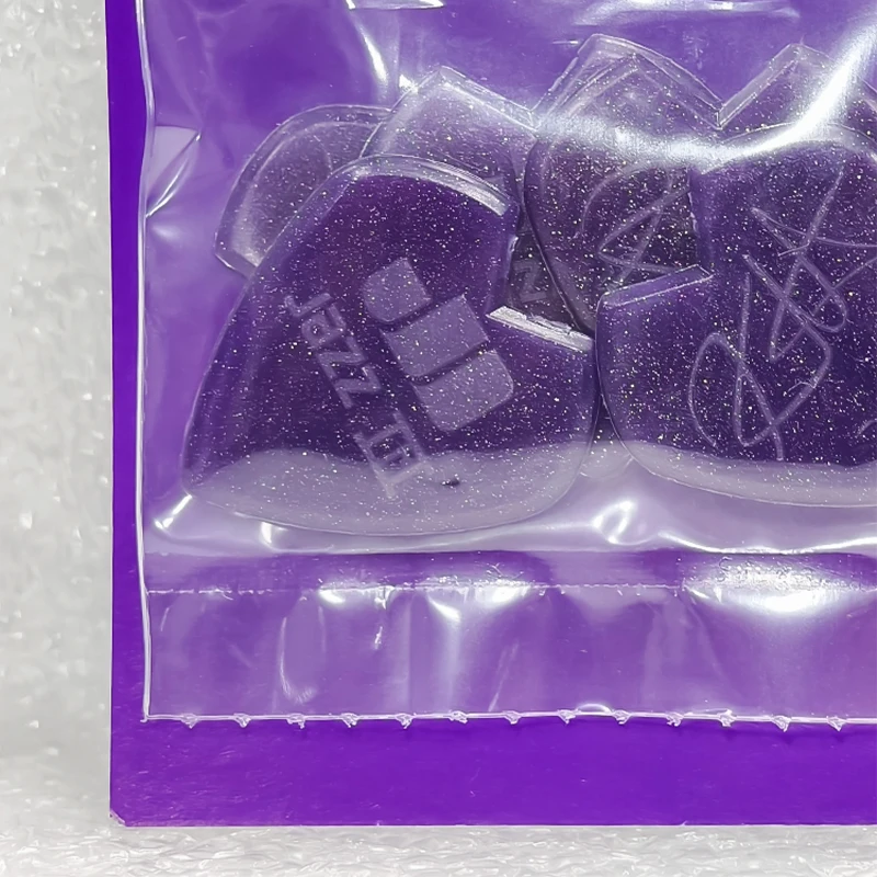 Dunlop púas de guitarra KIRK HAMMETT JAZZ III Pick Purple Sparkle 1.38 mm, Accesorios de guitarra originales de EE.UU.