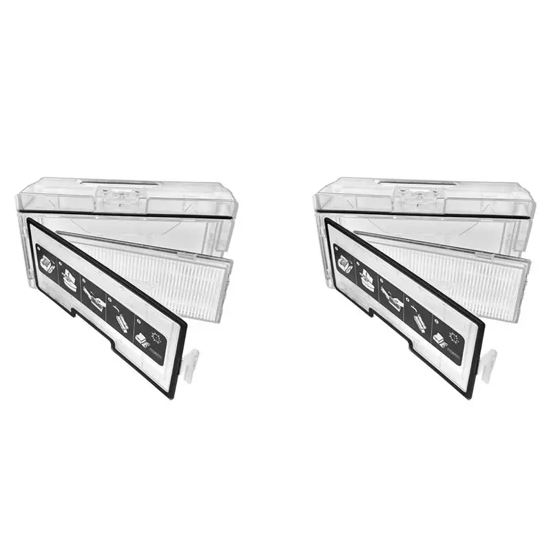 AS94-2X Dust Collector Box For Roborock G20 S8 G10S T7S Robot Vacuum Cleaner Replacement Dust Bin Spare Parts