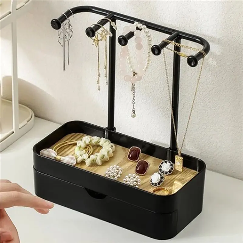 A53Q-Jewelry Organizer Display Stand Rack Hanging Organizer Holder Earrings Bracelet Necklaces Rings Storage