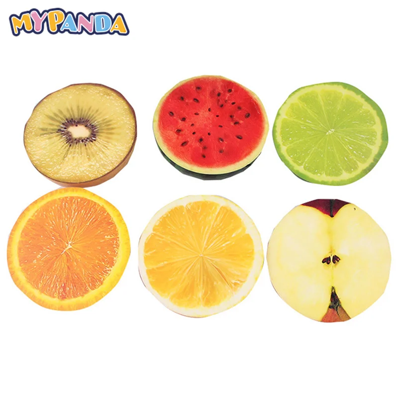 

1PC Slow Rebound Fruit Peach Watermelon Banana Cake Squishies Squeeze Decompression Toy Educational Toys For Baby