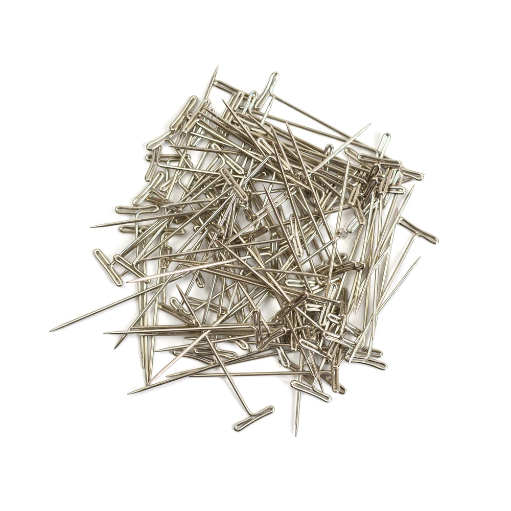 400pcs 51mm Stainless Steel T-Shaped Straight Pins for Sewing/Wig Making/Foam Blocks/Knitting & Craft Projects
