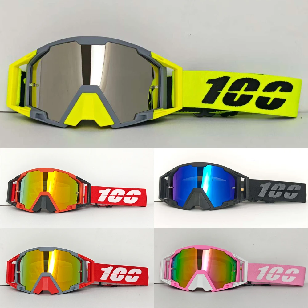 

100 Snow Mountain Sports Ski Goggles Four Season Protective High Definition Lenses Sandproof for Men Women Outdoor Activities