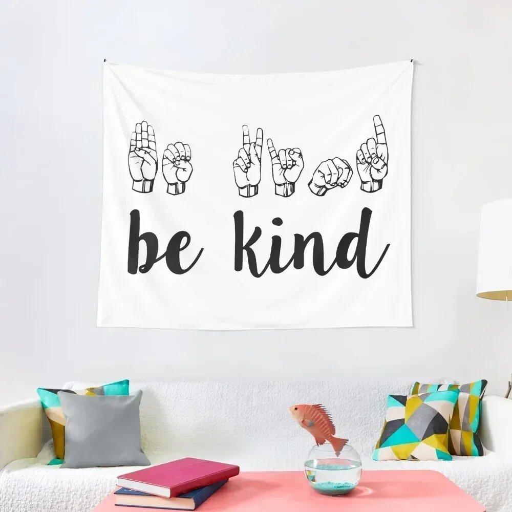 

be kind Tapestry Room Decor For Girls Wall Hanging Tapestry