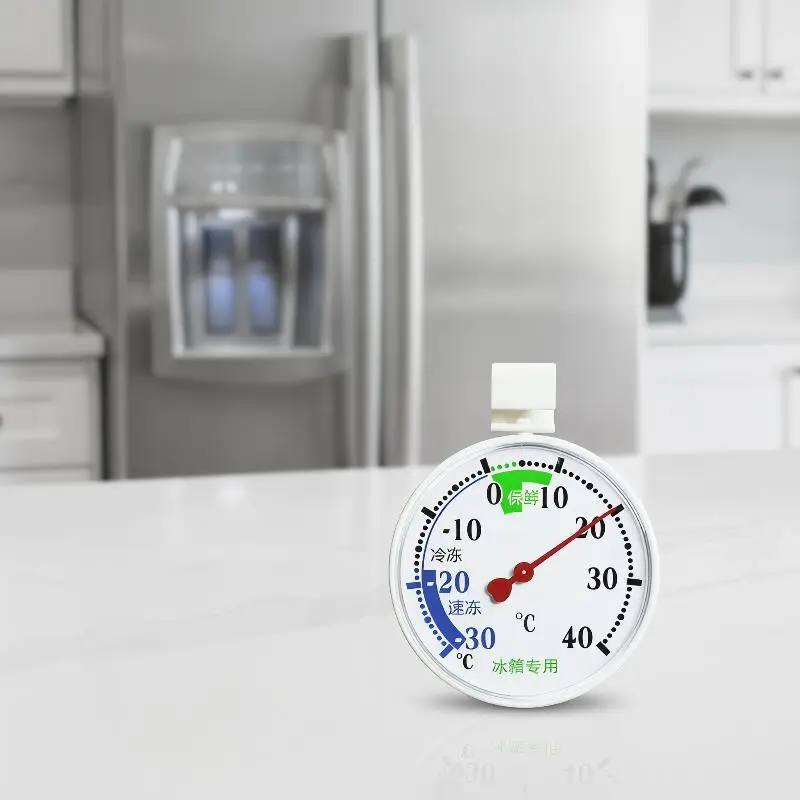 Fridge Freezer Temperature Monitor Accurate Thermometer Dual Unit Display Easy Install for Home Food Preservation