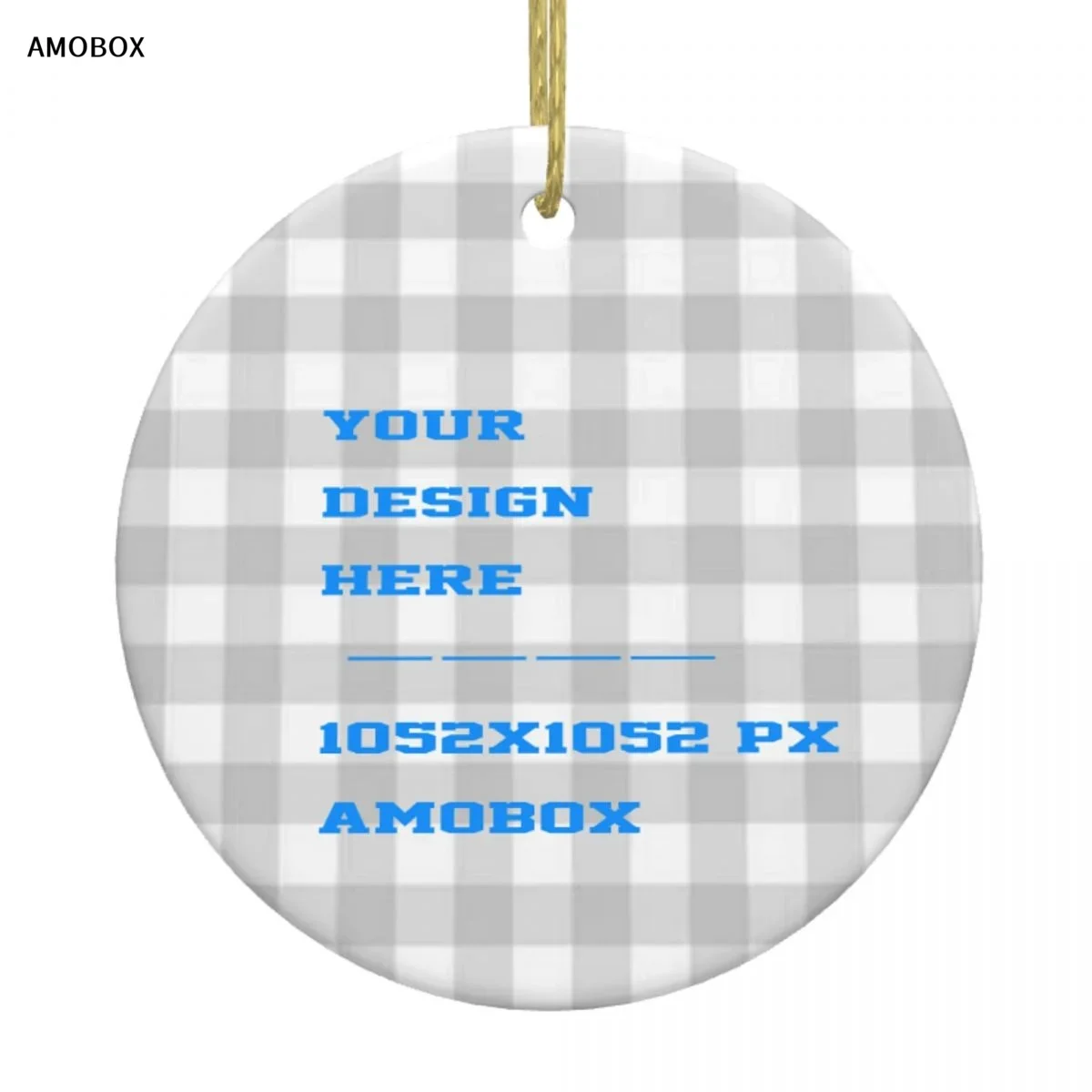 

AMOBOX-Customized Ceramics Ornament,Hanging on Tree, Ornaments for Engaged,Wedding Gifts, Double Sided,Hanging Accessories