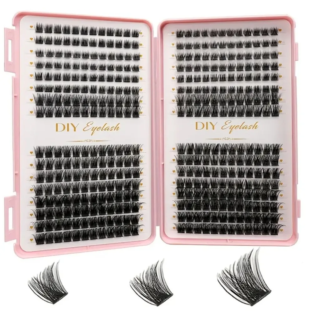 8-16mm Length Single Cluster False Eyelashes Curly and Thick Enlarge Eyes DIY Segmented False Eyelashes Various Styles