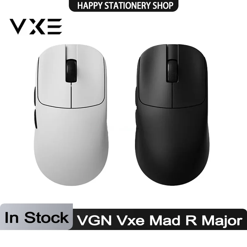 Vgn Vxe Mad R Major Wireless Mouse Paw3950 Sensor Two Mode Fps Gaming Mouse 8k Low Latency 36g Light Weight Pc Gamer Accessories