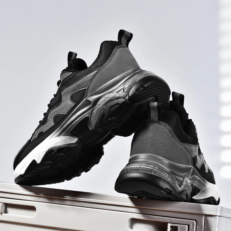 

Men's Breathable Casual Sneakers Luxury Trainer Fashion Loafers Running Shoes - Comfortable Race Shoes for Male