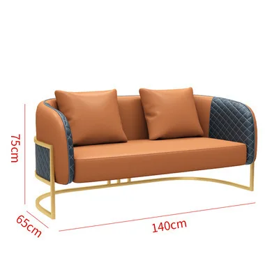 Light luxury hotel lobby sofa chair business rest area office reception sales office meeting guests negotiation tables and chair