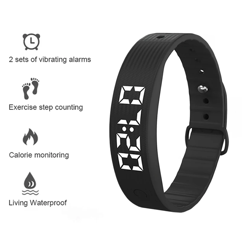 Xiaomi W5SV smare nézni Élegáns játékos Digitális pedometer calories sportok Fitnesz Billentyűkötő léc smart-watch Vízálló smare Digitális Karcsat