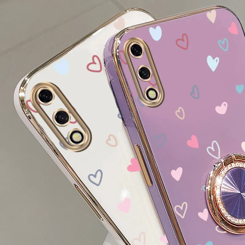 الماس حزام الحبل فريد الحب حامل هاتف الحال بالنسبة لهواوي الشرف 9X برو 60 70 80 90 100 200 300 برو الترا Y9s حامل غطاء