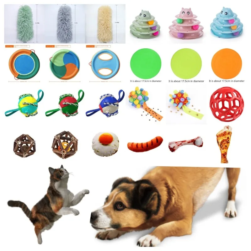 2023 Pet toy training agility  flying saucer ball teething toy chew interactive You can choose from a variety of combinations