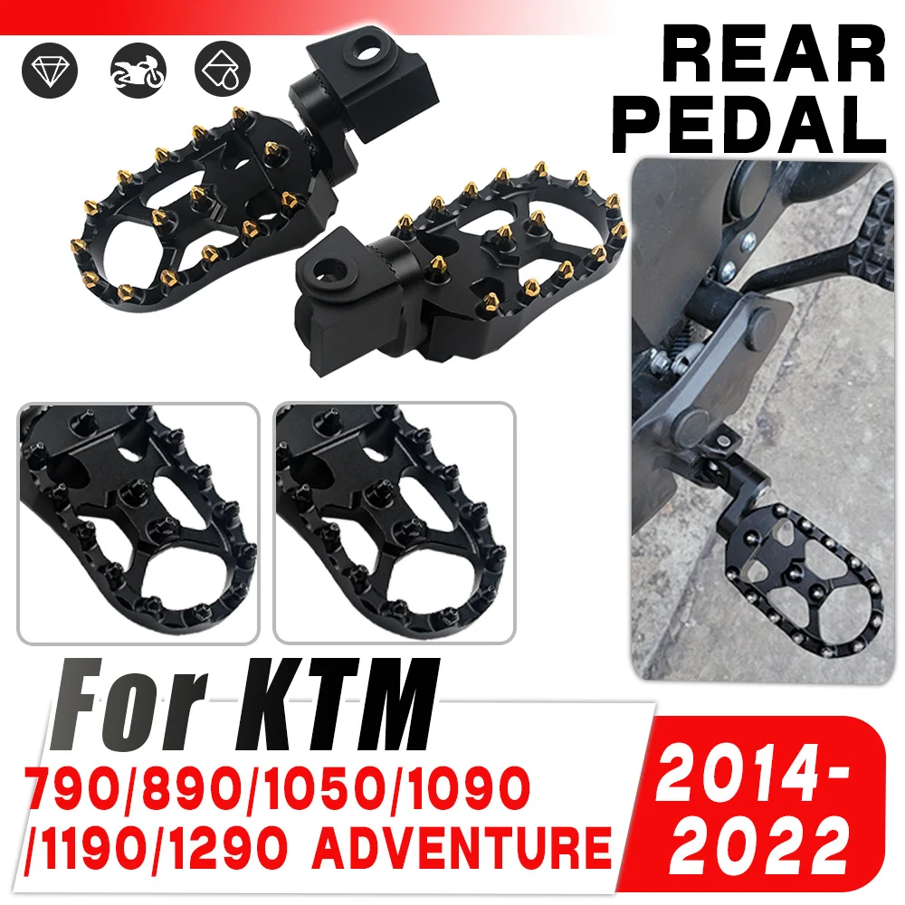 

For KTM 790 Adventure R S 890 1050 1090 1190 adv 1290 Super ADV Motorcycle Front Footrest Footpegs Rider Foot Pegs Rests Pedals