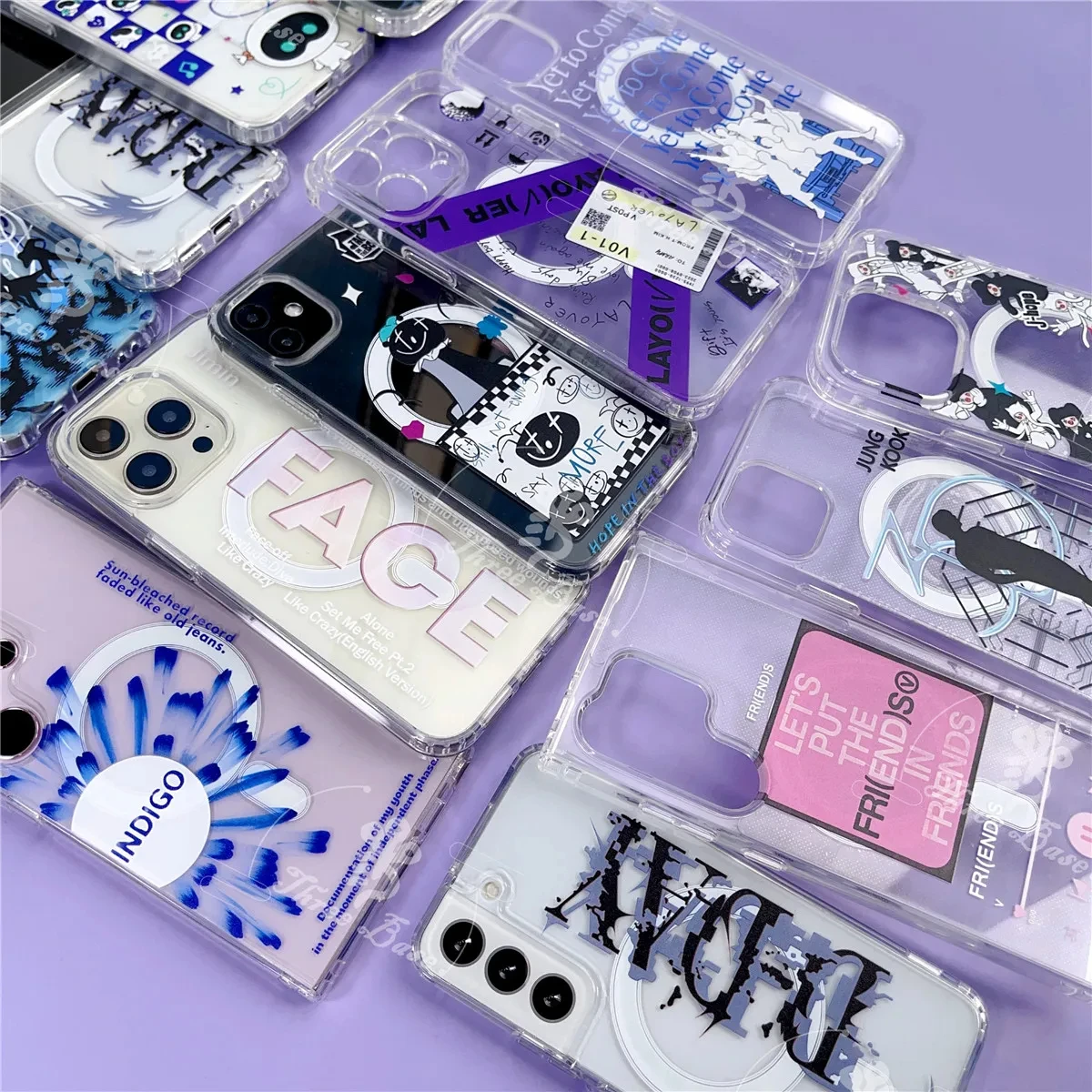 حافظة هاتف مغناطيسية RM Suga JIN JK HOPE V JIMIN Magsafe غطاء شاحن لاسلكي لهاتف آيفون 17 Air 16 PRO 15 PRO MAX 14PLUS 13MINI