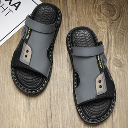 Men Sandals Summer Leisure Beach Holiday Slippers Men Shoes 2024 New Outdoor Sneakers Male Retro Comfortable Casual Sandal Men