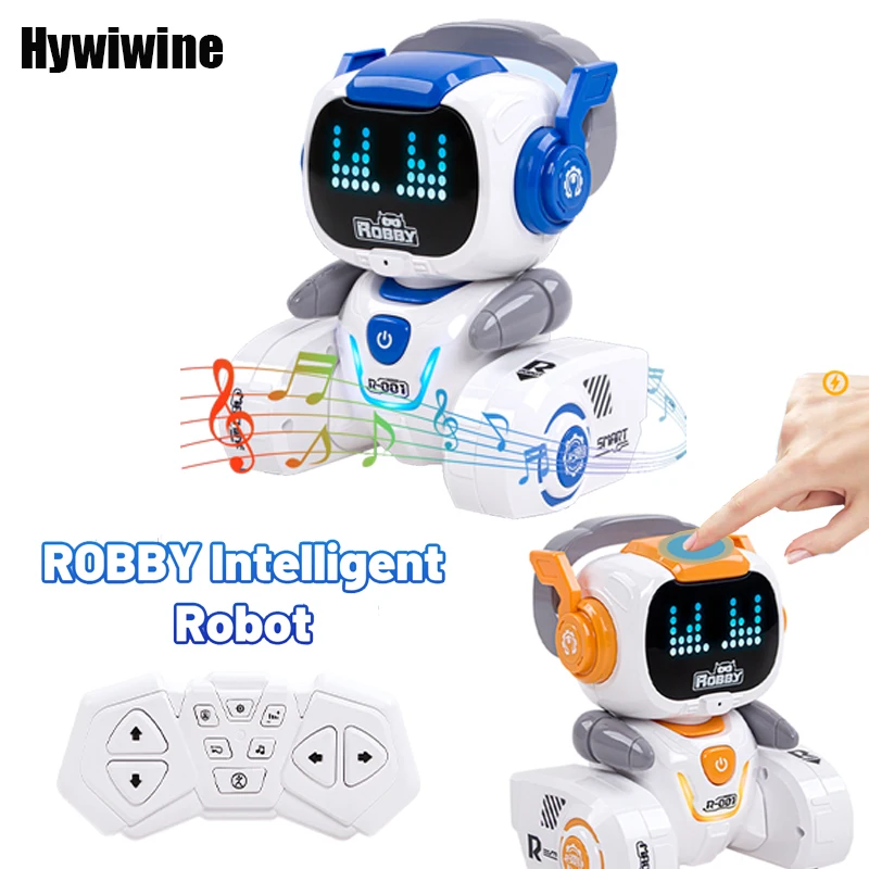 Emo Rc Robot Intelligent Smart Infrared Sensor 2.4G Programming Robo Remote Control Robot Toys for Chidren Boys Girls Gift