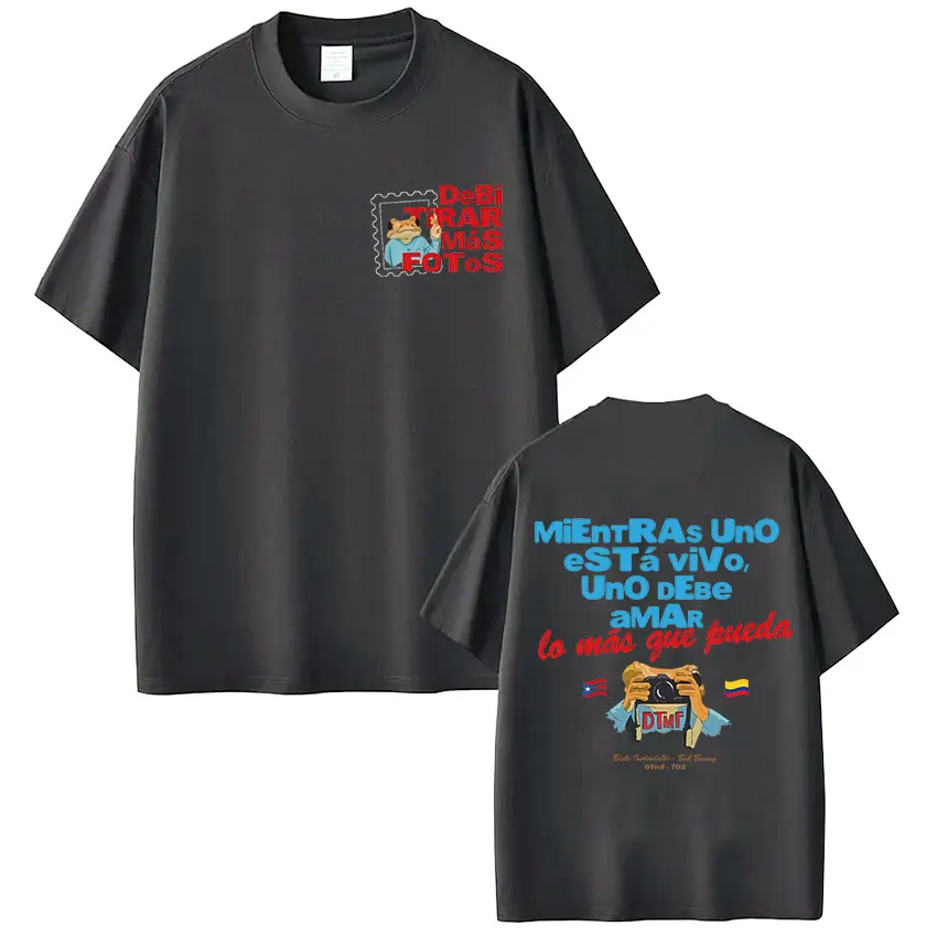 Trendy Men Women Retro Camera Stamp Cartoon Art Letter Graphic T Shirt Casual Short Sleeve Cotton Tee Streetwear Loose Top