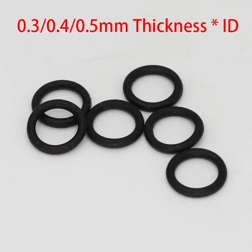 

2.5/2.8/3/3.5/4/4.5/5/6/7/8/9/10/11/12/13/14.5mm ID 0.5mm Thickness CS Black NBR Oring Rubber Washer Oil Seal Gasket O Ring