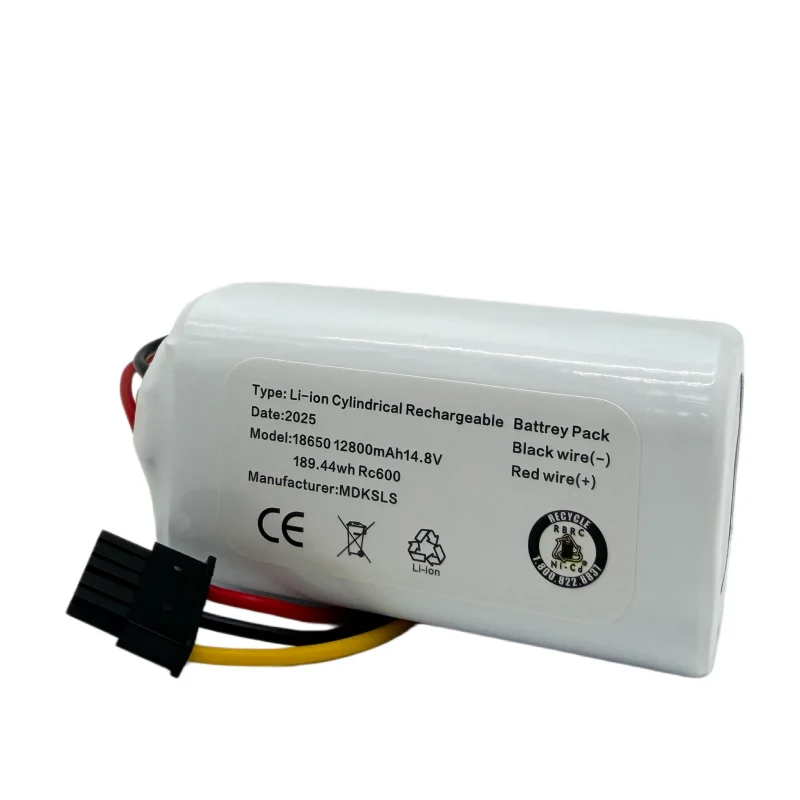 14.4V/14.8V 3500mAh Rechargeable Li-ion Battery Pack, Compatible for Xiaomi Mijia Mi, Robot Vacuum Mop 2 Lite MJSTL.