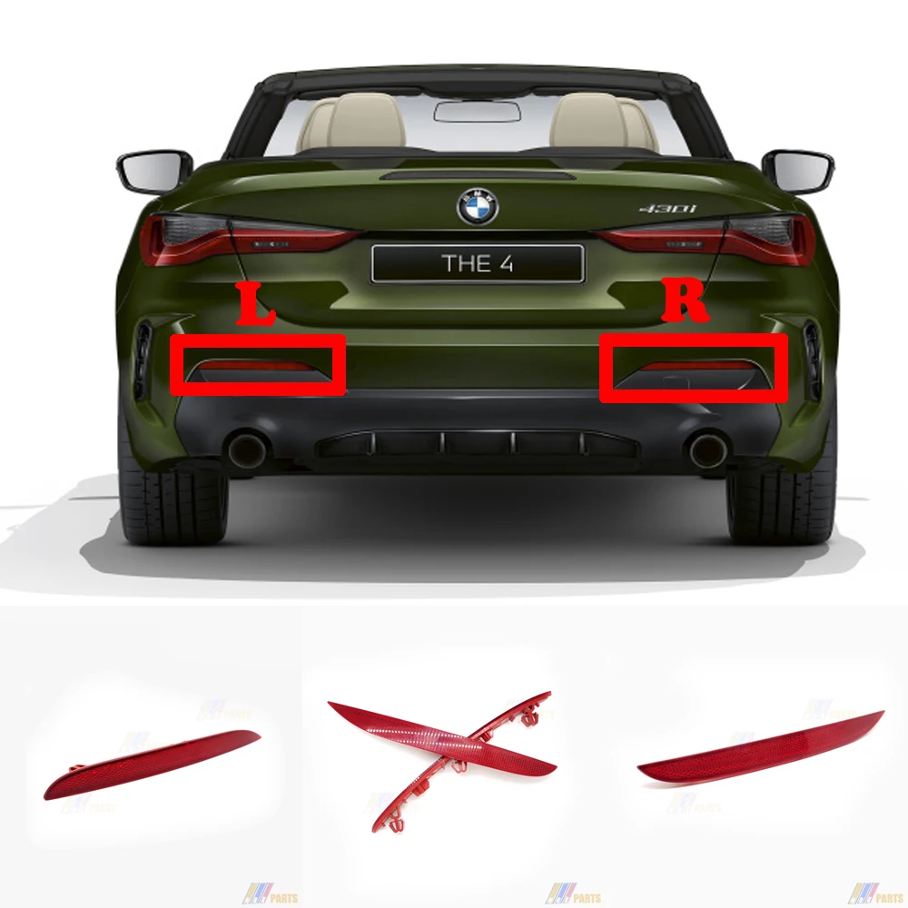 

Fit 17-20 L&R BMW4 F32 F33 F36 LCI 428i 428iX 430i 430iX 435i 440iX 425d 430d 430dX REAR Reflector 63147434023 63147434024