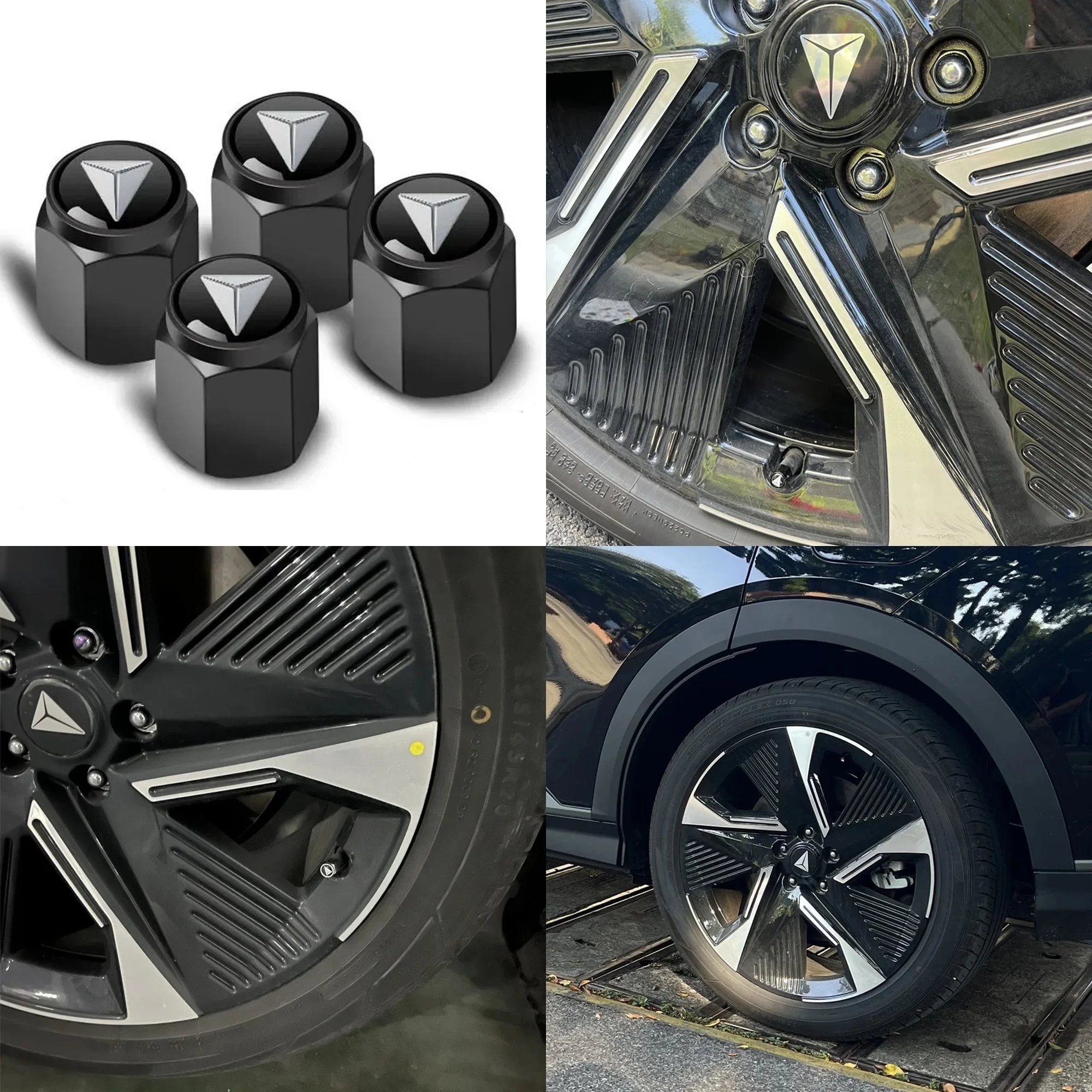 4Pcs Car Tire Valve Stem Caps For Deepal SL03 S07 G318 S7 Auto Tyre Air Valve Cover Wheel Dustproof Accessories