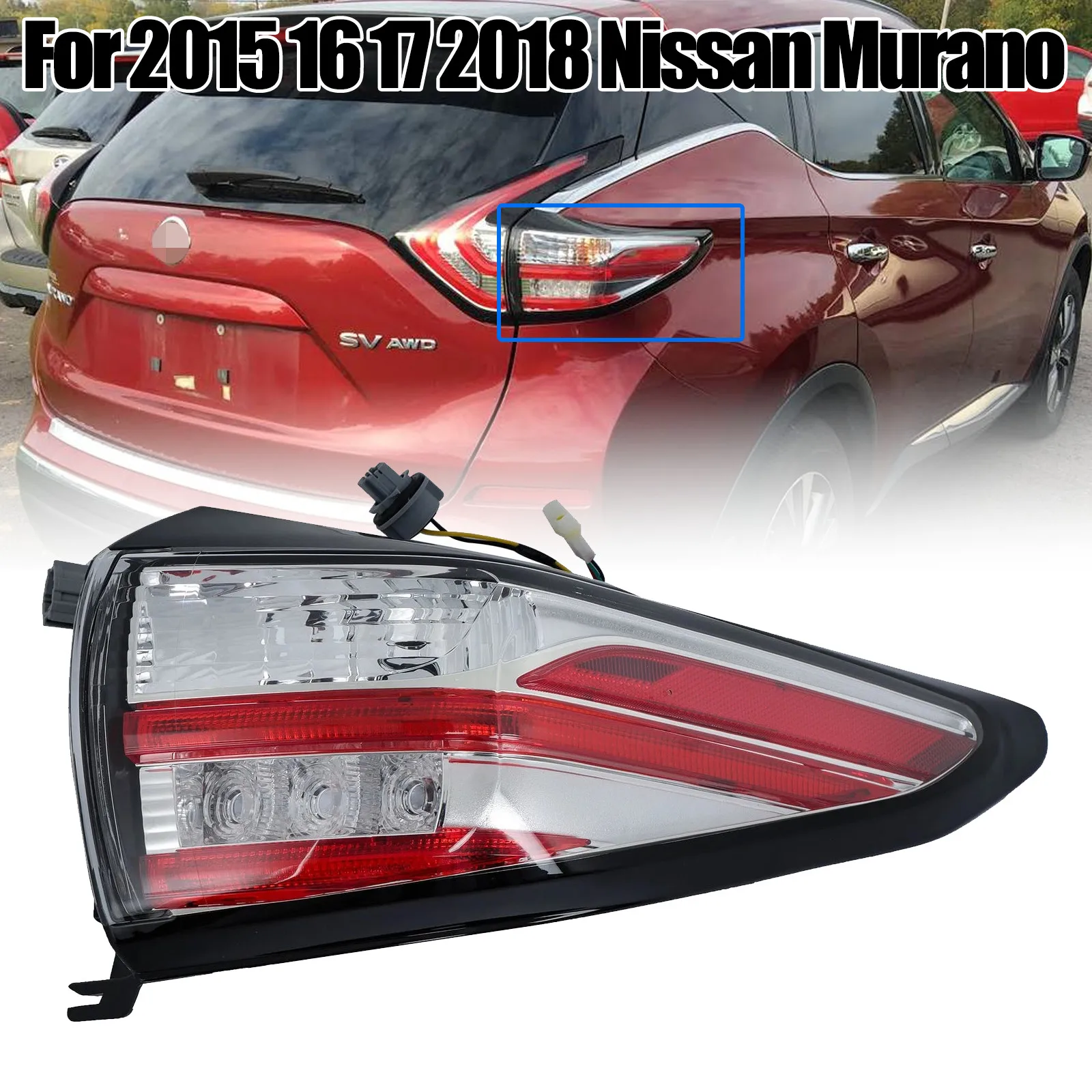 

Правый задний фонарь для Nissan Murano 2015-2018 годов выпуска (сторона пассажира)