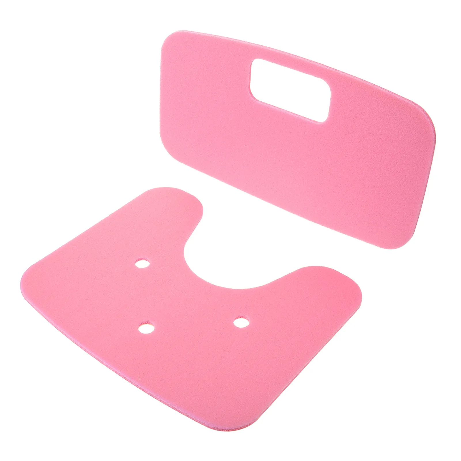 2Pcs Bathroom Shower Bench Cushion Non Slip Shower Stool Seat Mat Pink for Elderly Disabled Senior Bath Chair Pad Bath Tub Seat