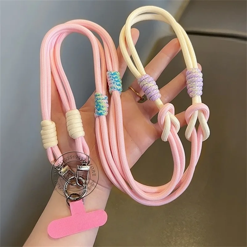 Colorful Knitted Phone Crossbody Strap