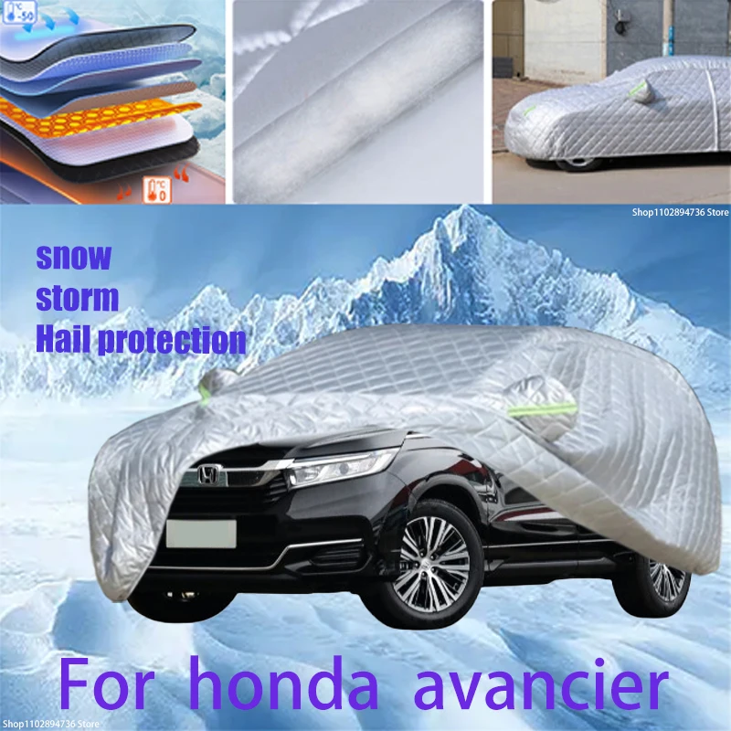 

For honda avancier Outdoor Cotton Thickened Awning For Car Anti Hail Protection Snow Covers Sunshade Waterproof Dustproof