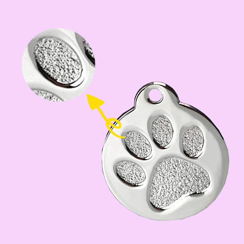 Personalized Custom Pet Dog ID Nameplate Identification Dog Tag Anti-lost Puppy Name Pet Supplies Accessories Cat and Dog Collar