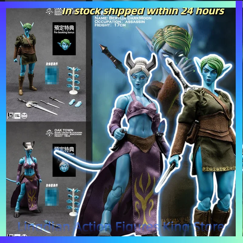 

In Stock The Second Wave of Oak Town's Green-haired Elf Blackhorn Draenei Includes A Special Gift Body Replacement Part