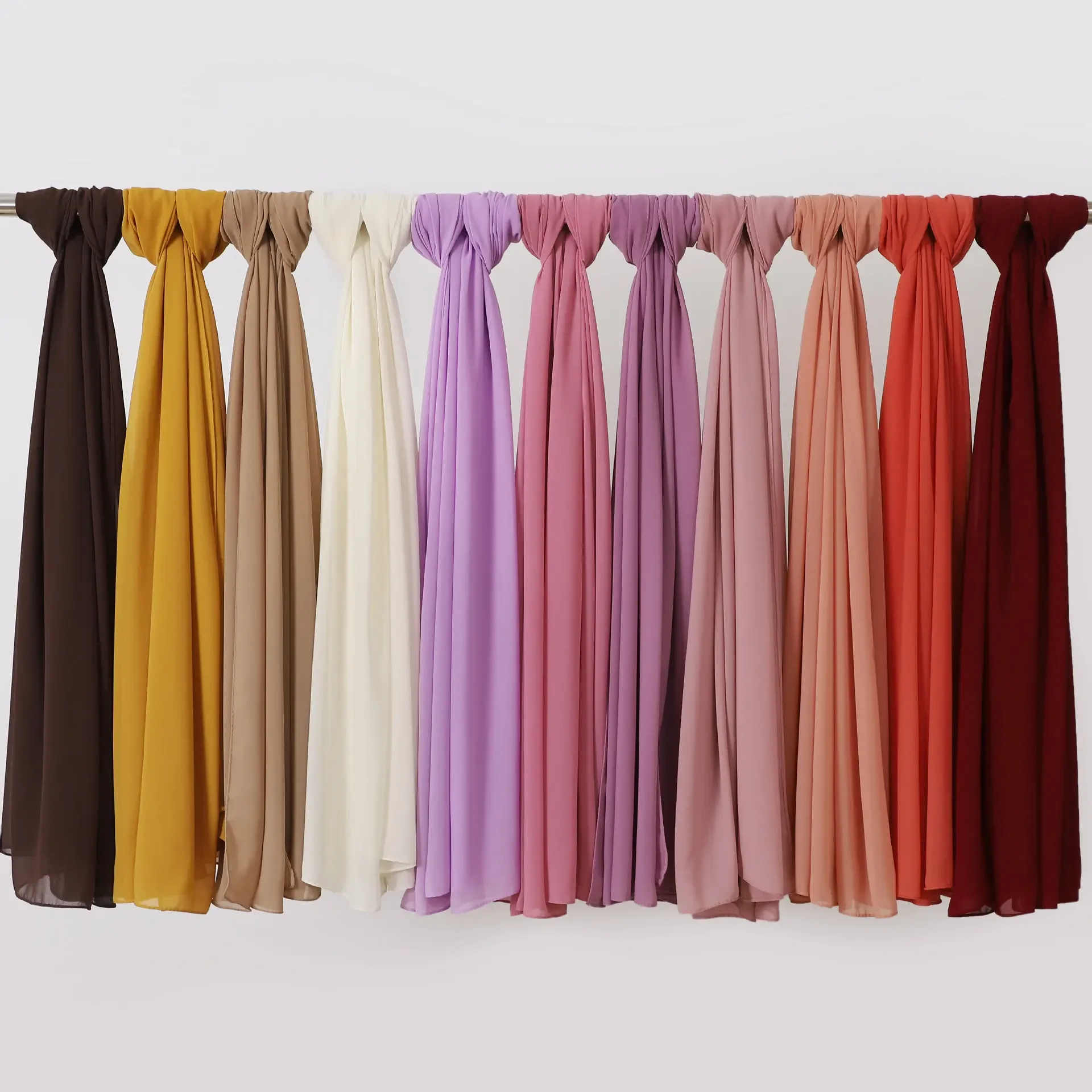 

Women's Spring Summer Fashion Pearl Chiffon Scarf Women's Scarf Head Turkey Arab Islamic Women Moroccan Kaftan Scarf Head