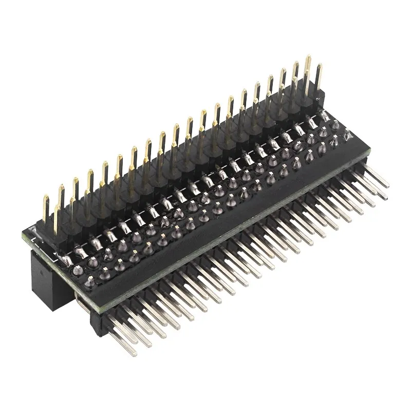 GPIO Edge Nối Dài Đầu Cho Raspberry Pi 40 Pin Đôi Hàng Góc GPIO Edge Nối Dài Cổng Kết Nối Cho Pi 4B 3B + 3B Bằng Không