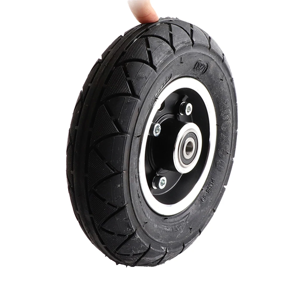 

200x50 Pneumatic Tire 8-inch Inflatable Tyre with Aluminum Alloy Wheel Hub for Electric Scooter Electric Vehicle