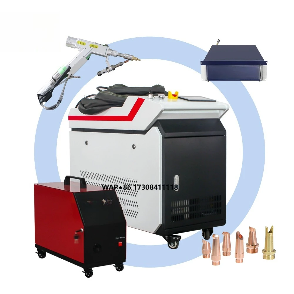 Handheld 1500W 2000 3000 Welding Machine 3in1 Fiber Welder Cleaner Cutter for Aluminum Copper Stainless Steel Iron