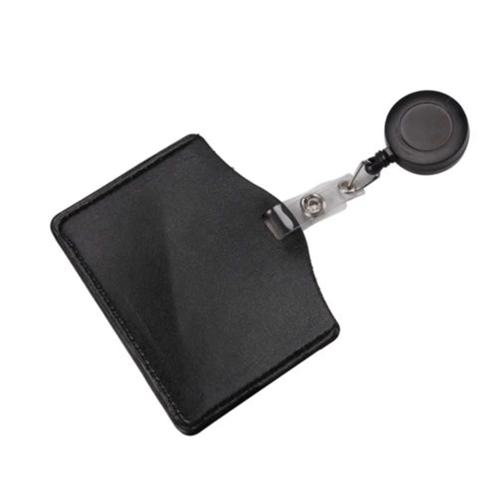 Badge Reel ID Holder Card Holder Security Retractable Photo Identity Pass Badge Holder Accessories School Work Supplies