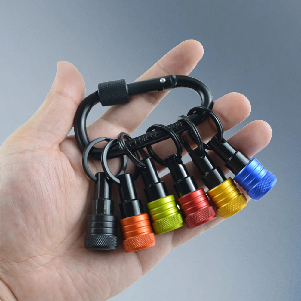 6 шт./компл. 1/4 дюйма держатель головки отвертки с шестигранным хвостовиком быстросменный удлинитель удлинитель брелок адаптер держатель сверл