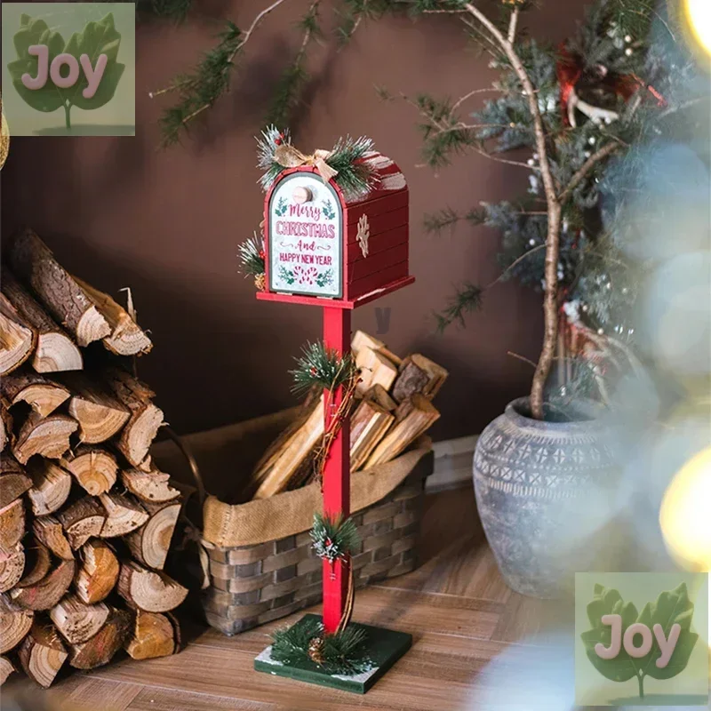 

Christmas Day Mailbox Bird's Nest Bird House House Cottage Welcome Sign Garden Window Ornaments Wooden Ornaments