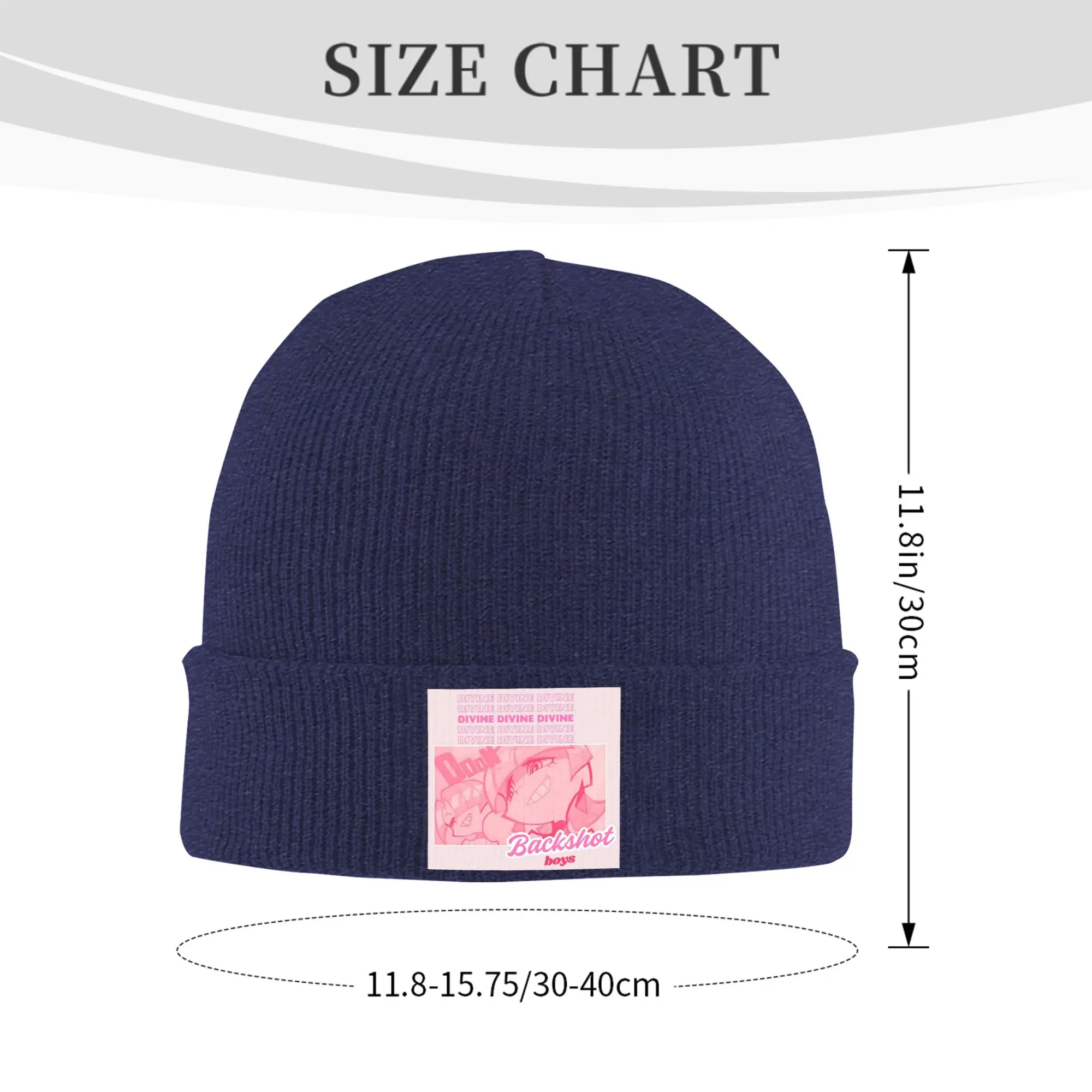 Backshot boys angel brothers polyester and polyurethane PASWG Winter Skullies Beanies Hat Warm Autumn Knitted Hats Bonnet Caps