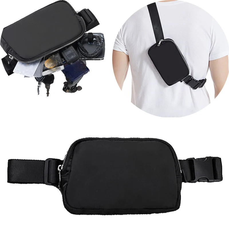 Sports waist pack Yoga Storage Bag Neutral Mini Workout Running waterproof chest Bag Diagonal fashion waist pack