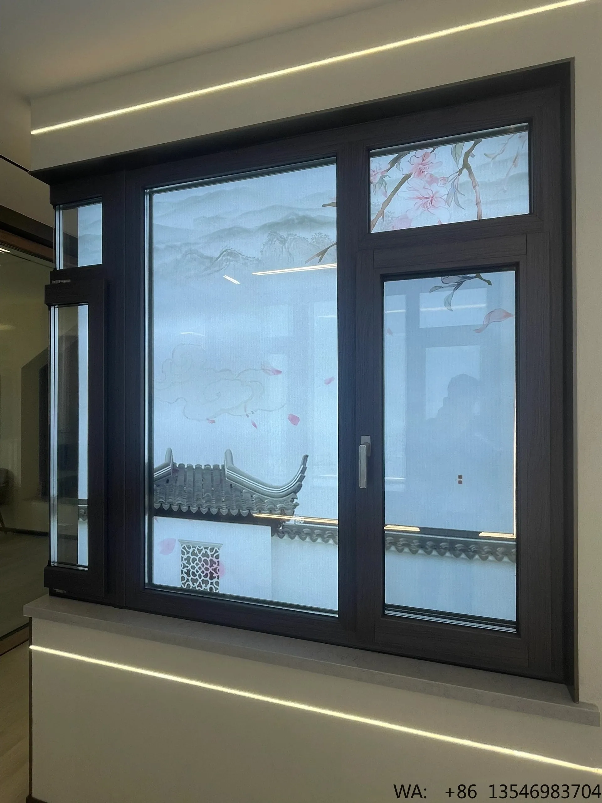 WSD Custom Ventana Window Frame CE Certified Manual Soundproof Windows Panels Casement Windows for Home