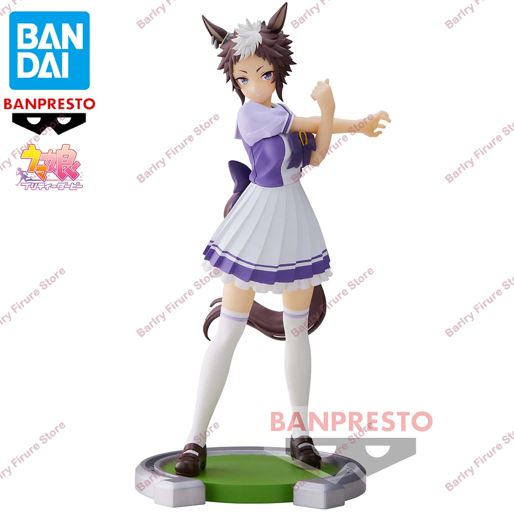 Original Genuine BANDAI BANPRESTO Uma Musume Pretty Derby Mejiro Ryan Anime Figure Boxed Premium Table Ornament Model Toys Gifts