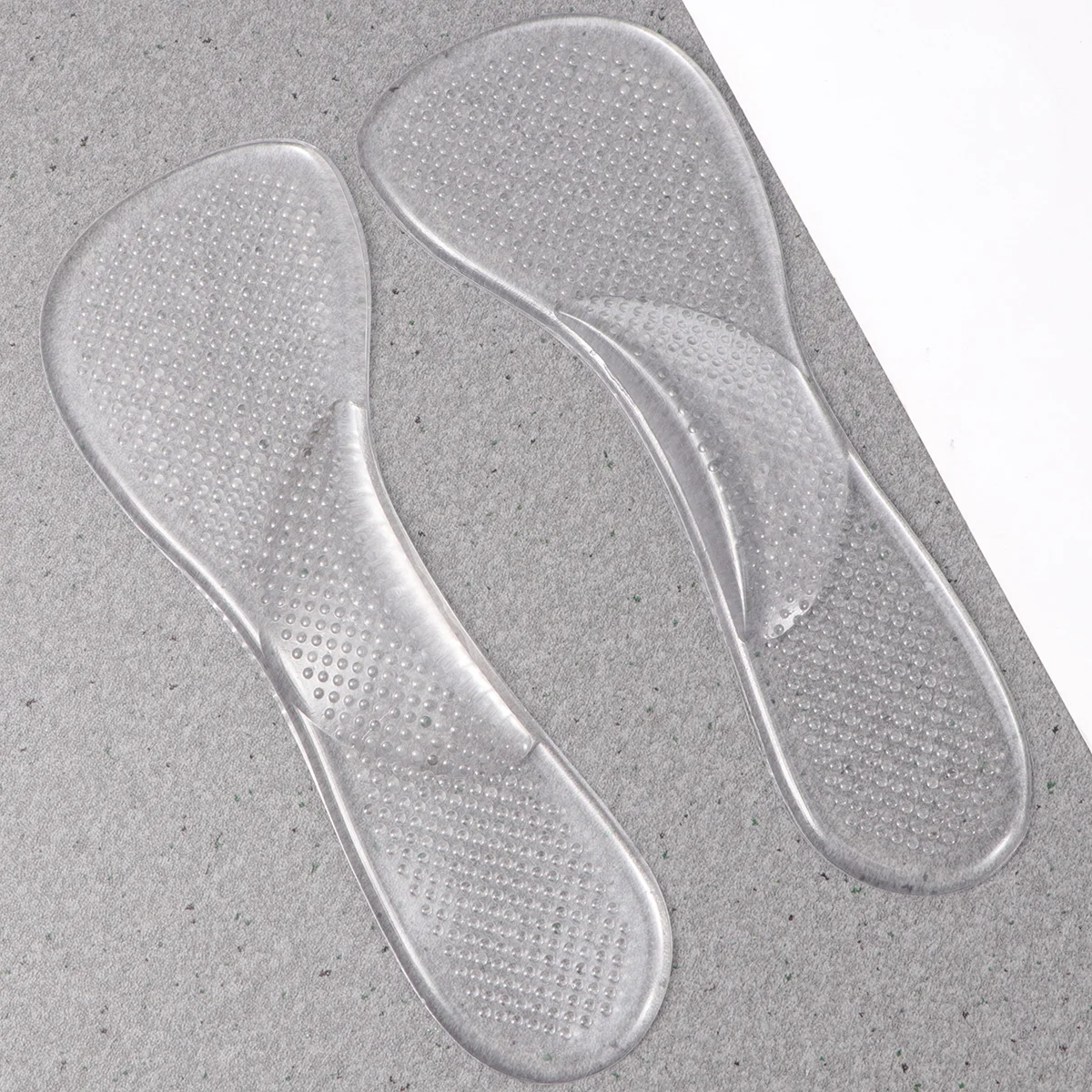 

2Pairs Silicone Insoles Thickened Gel Soft Absorption Insoles for High Heel Shoes Comfortable Breathable Arch Support Foot Pain